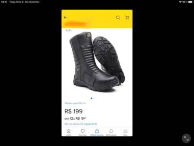 Bota Coturno