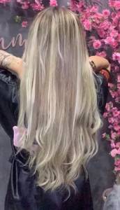 155g De Cabelo Humano Loiro