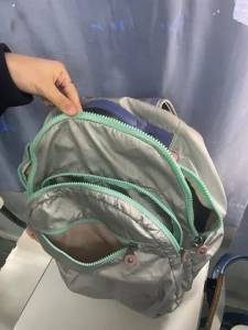 Mochila Kipling Prata