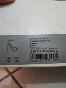 Salto Schutz N36 Usado Apenas 1 Vez