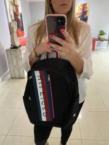 Mochila Tommy Hilfiger (cabe Notebook) Novo