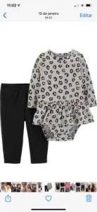 Conjunto Carters Menina