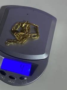 Linda Pulseira De Ouro 18k 20 Cm
