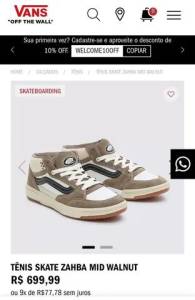 Tenis Vans Skate Zahba Mid