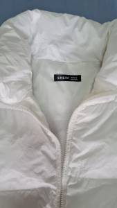 Jaqueta Colete Puffer Branca