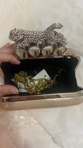Bolsa De Mo Dourada