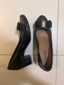 Sapato Verniz Preto Usaflex