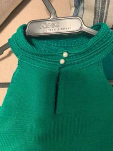 Vestido Longo De Tricot Modal - Verde