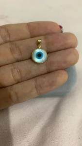 Vendo Pingente Olho Grego Ouro 18k