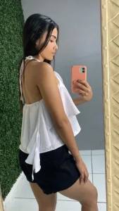 Short Feminino Todo No Crepe Importado