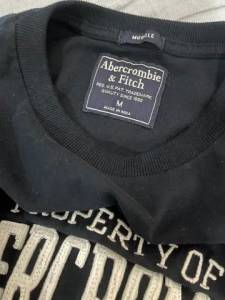 Camiseta Original A&f - Azul Marinho