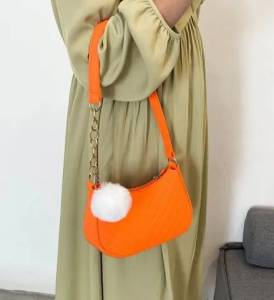 Bolsa De Ombro Laranja Neon(promoo Black Friday)