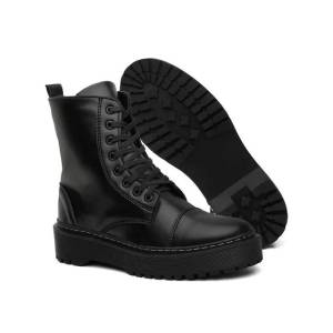 Bota Coturno Tratorada Feminina Zper