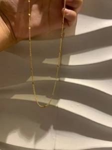 Colar Banhando A Ouro