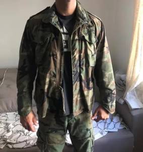 Jaqueta Camuflada Usa // Tam G