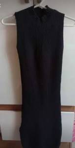 Vestido Longo Tricot Preto