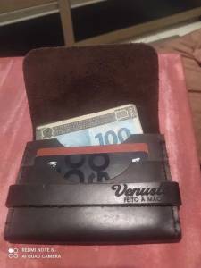 Carteira Slim Rstica Feito A Mo