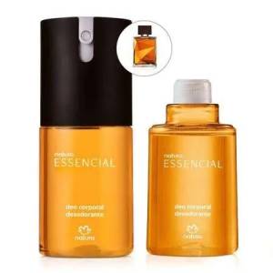 Kit Deo Corporal Natura Essencial Masculino Com Refil