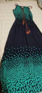 Vestido Longo Fresco De Ala M