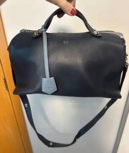 Bolsa Fendi By The Way Couro Azul