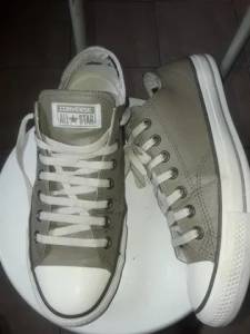 Tnis All Star Converse Original Em Couro Ecolgico