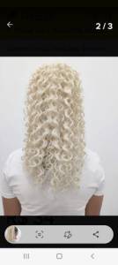 Rabo De Cavalo Afro Loiro