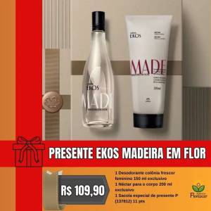 Presente Ekos Madeira Em Flor Da Natura