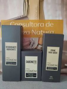 Kit Masculino Natura Homem Tradicional Cuidados Dirios