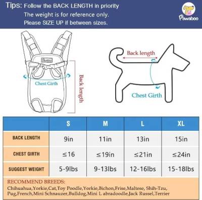 Mochila Transportadora Pawaboo - Xl - Preta