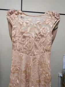 Vendo Lindo Vestido De Festa - Rose Dourado - Usado Apenas 01 Vez