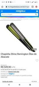 Chapinha Remington Shine Terapy