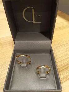 Par De Alianas Ouro 18k Promoo R$ 2000