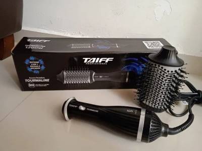 Escova Secadora Taiff Tourmaline on + Chapinha Taiff Style