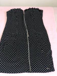 Vestido De Bolinha Preto Lindo