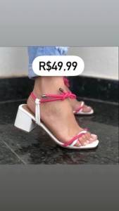 Salto Bloco Cordinha Tranado