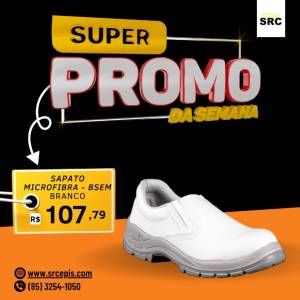 Sapato Microfibra - Bsem Branco