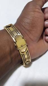 Bracelete De Ouro 18k Top Top