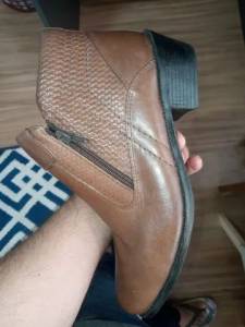 Bota Masculinacouro  Original Zerada N37por Apenas 100 Reais