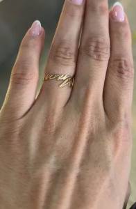 Anel Amor Ouro 18k