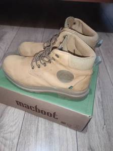 Bota De Segurana Cano Alto Macboot C.a0002 Mostarda - 46.923 - 43