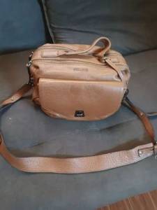 Bolsa Couro Legtimo Raquel Rocha