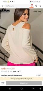Blusa Bege Da Shein