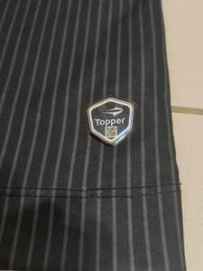 Camisa Futebol Juiz rbitro Topper Oficial Bolsos Velcro