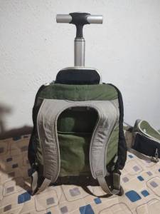 Mochila E Lancheira Kipling Original Rodinhas+alas