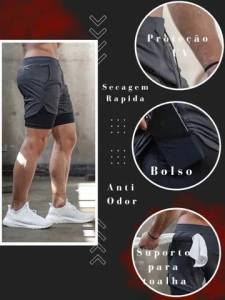Short Dryfit Dupla Camada