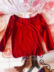 Blusa Vermelha Segunda Pele
