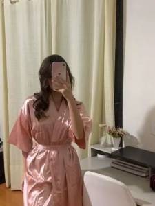 Robe Rosa De Cetim