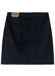 Mini Saia Jeans Preta