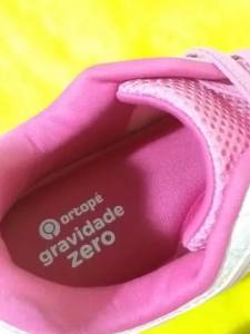 Tnis Infantil Feminino Ortop Flex Run Calce Fcil Rosa -  Num 36
