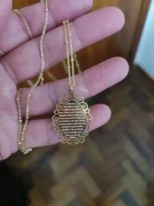 Gargantilha Nova Banhada A Ouro 18k
